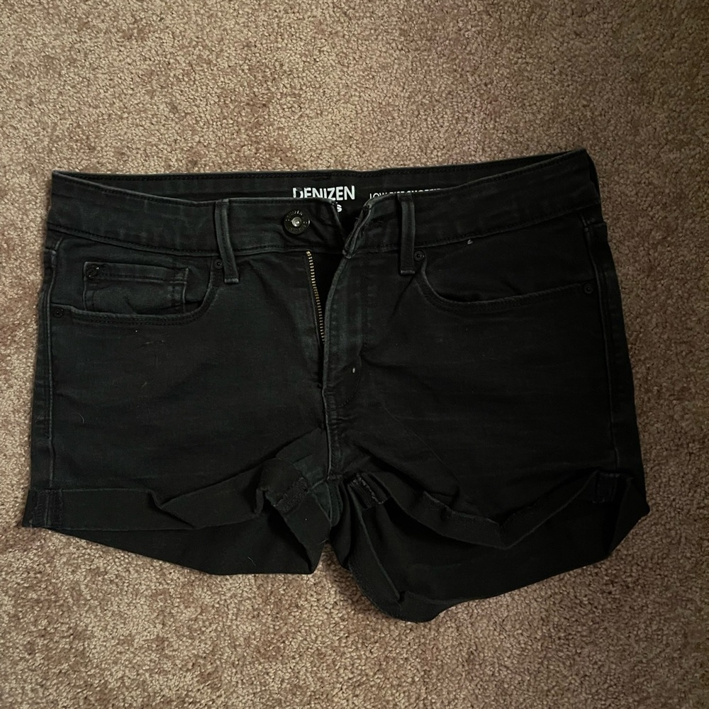 (2 pairs!!) Denizen from Levi's Black Jean Shorts